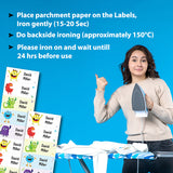 iron on name labels for clothes