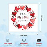 Romantic Hearts Design Greeting Card