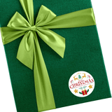 Christmas Gift Stickers - Round - Xmas Reindeer