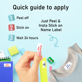 Multi-purpose stick on labels