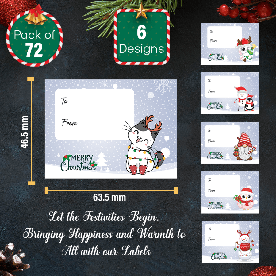 Xmas name labels
