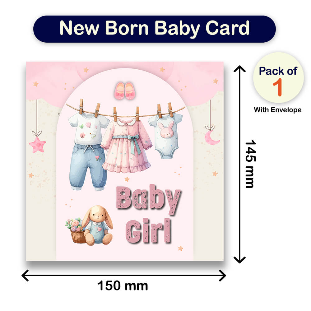 New Baby Girl Card