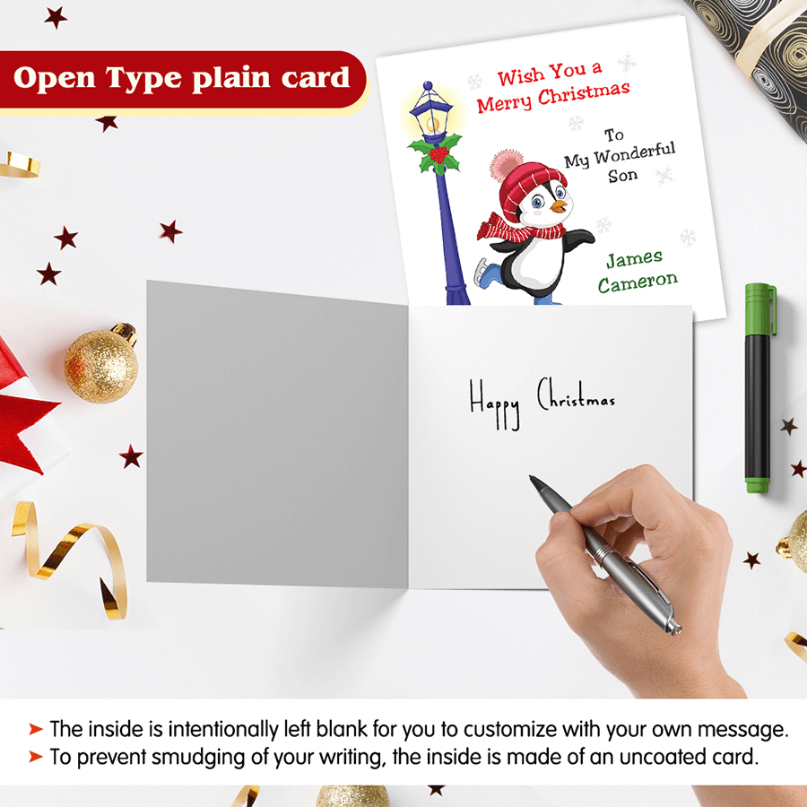 christmas cards for a son