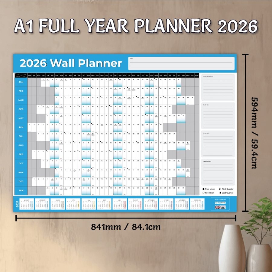 Yearly Wall Planner