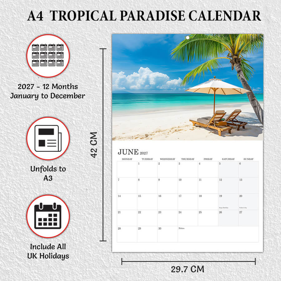 calendar A3 to A4