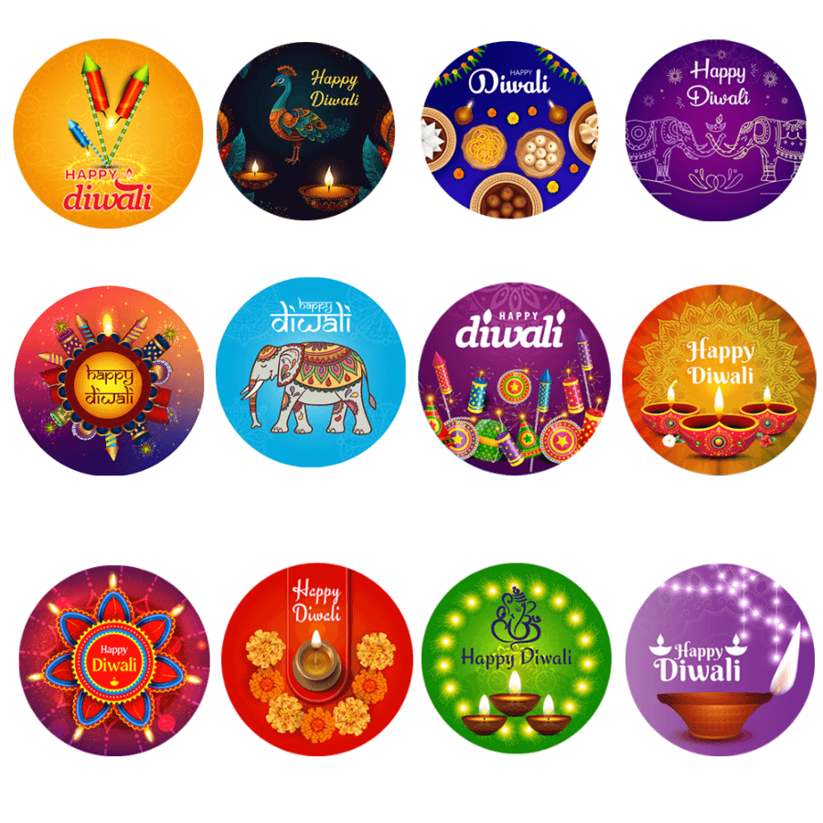 happy diwali stickers
