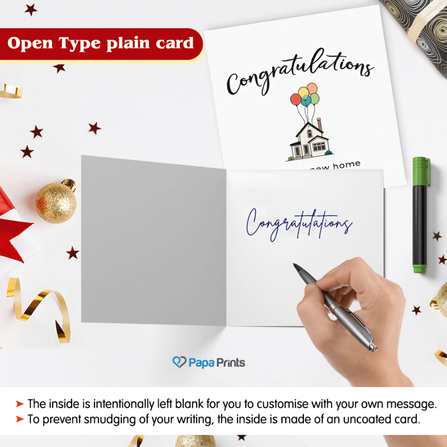 New Home Card - Baloon Theme