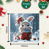 kids holiday card set