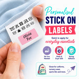 Stick On Clothing Label - Personalised Everyday Pack