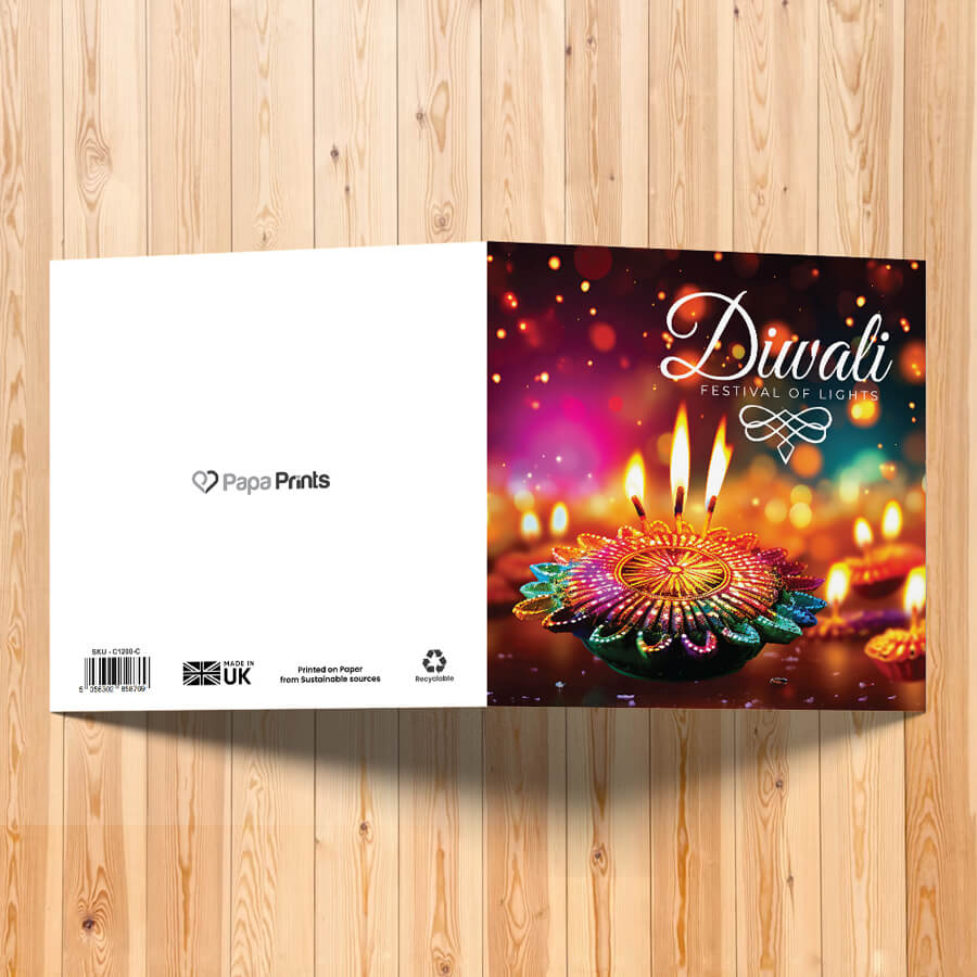 Diwali festival cards