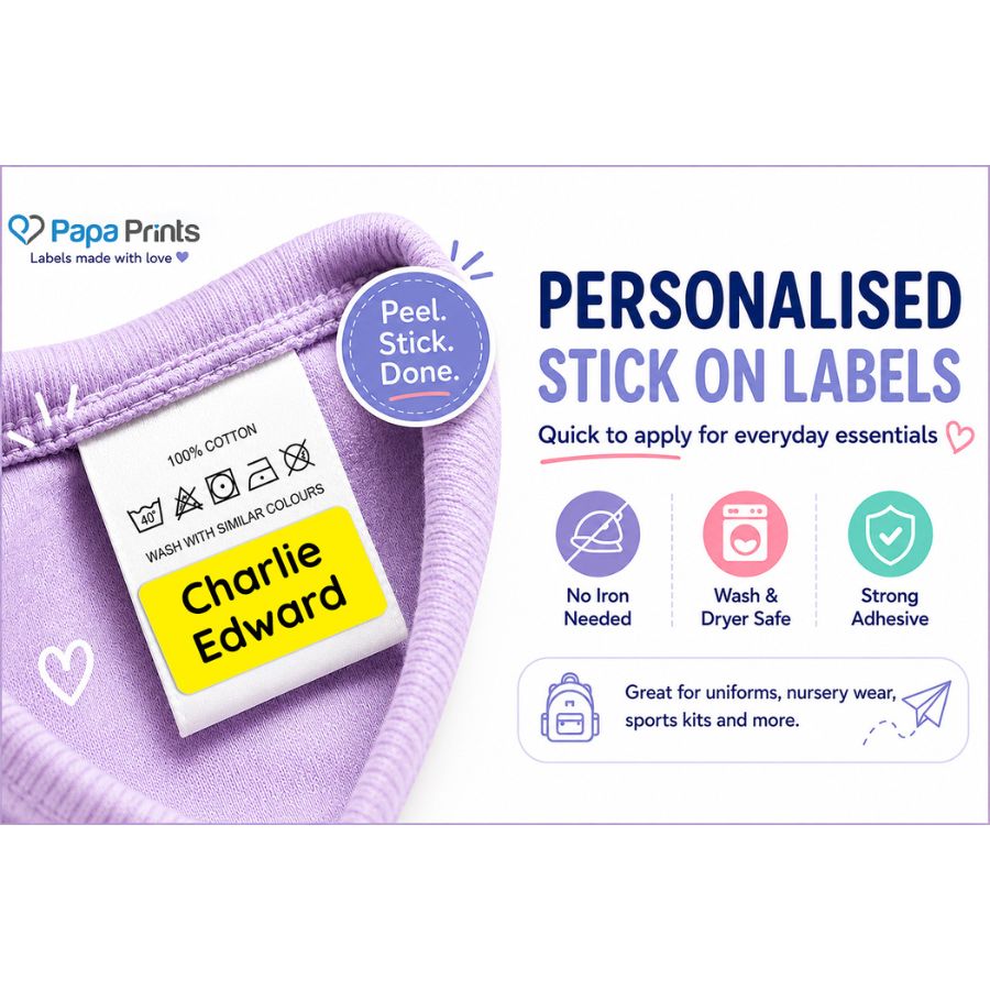 Stick-On Labels Feature