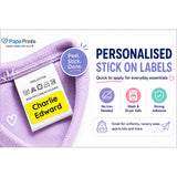 Stick-On Labels Feature