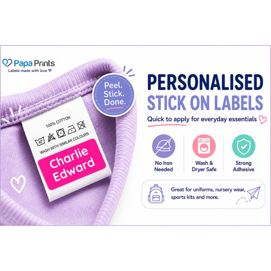 Stick-On Labels Feature
