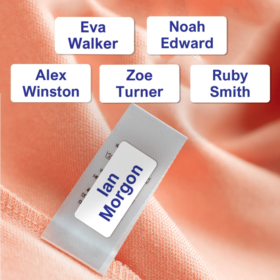 Lunch box name labels