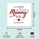 Mum to be baby shower card