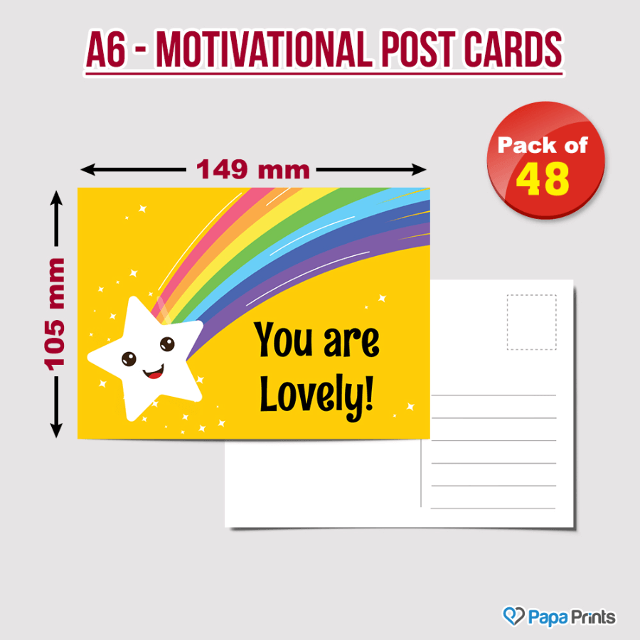 Inspiring Motivational Postcards For Children
