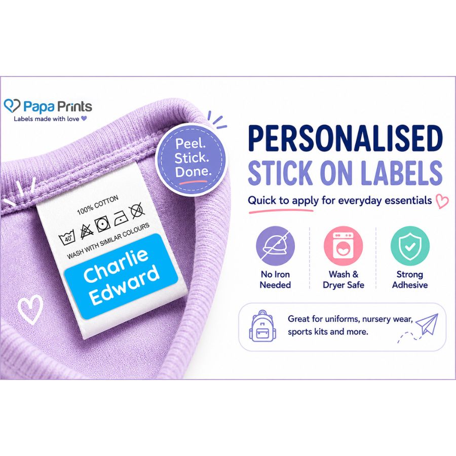 Stick-On Labels Feature