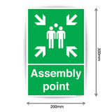 Fire Assembly Point Vinyl Sticker