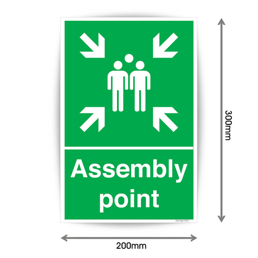 Fire Assembly Point Vinyl Sticker