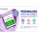 Stick-On Labels Feature