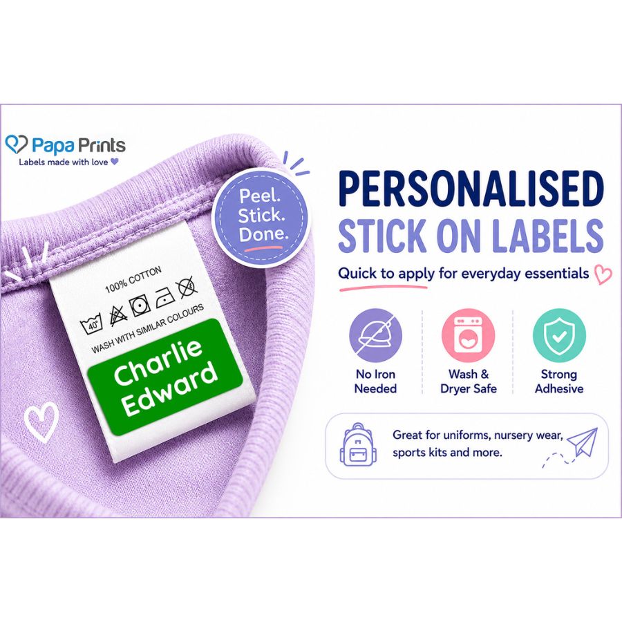 Stick-On Labels Feature
