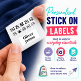 Stick On Clothing Label - Personalised Everyday Pack