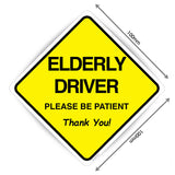 Elderly Driver Sign Stickers