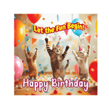 Cat Birthday Card