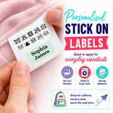 Stick On Clothing Label - Personalised Everyday Pack
