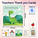 thank you teacher appreciation cards 100x100mm