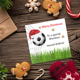 christmas football card