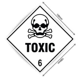 Toxic Sign Sticker