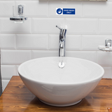 hand wash only sticker