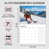 A3, A4 size wall calendar