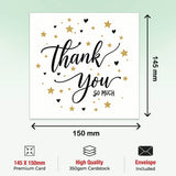FSC certified thank you greeting card 145x150 mm