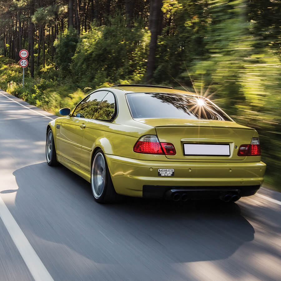 black box fitted car stickers