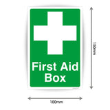 First Aid Box Sign Sticker