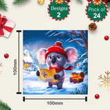Festive Animal Christmas Cards – Adorable Fox & Koala