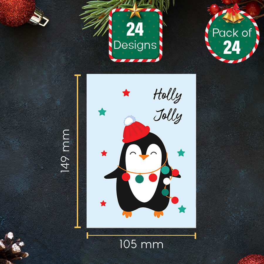Festive Christmas card