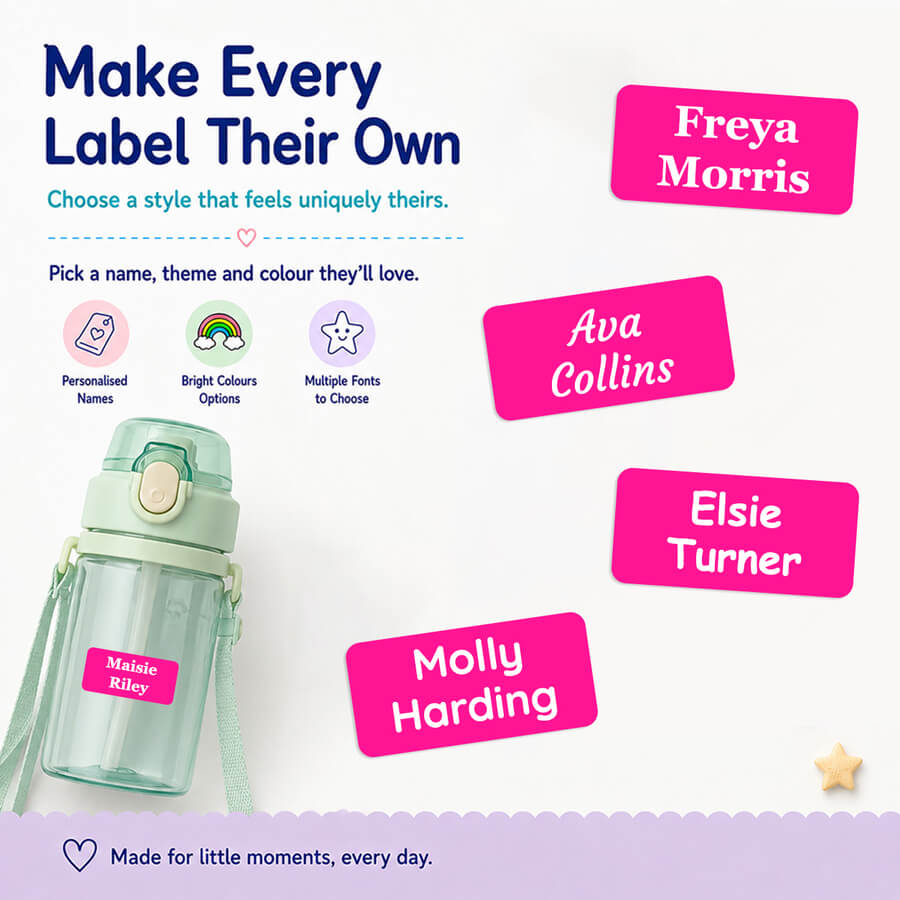 Vinyl Name Labels