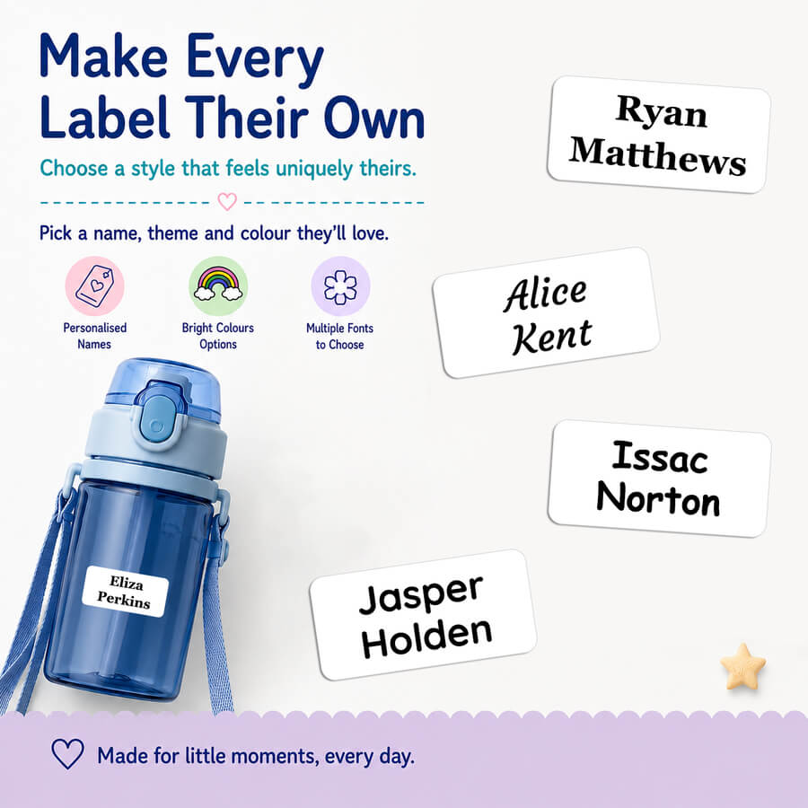 Custom Name Stickers