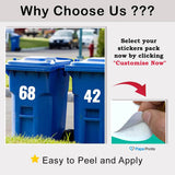 Personalised Wheelie Bin Stickers