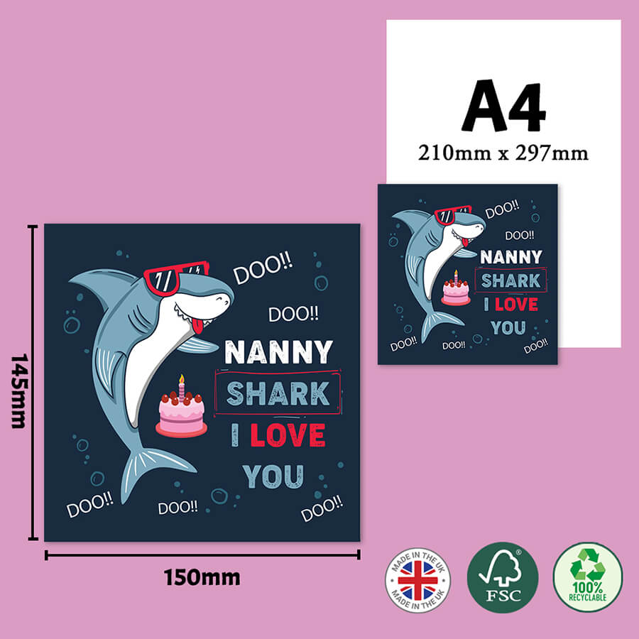 Shark-Themed Greeting Cards