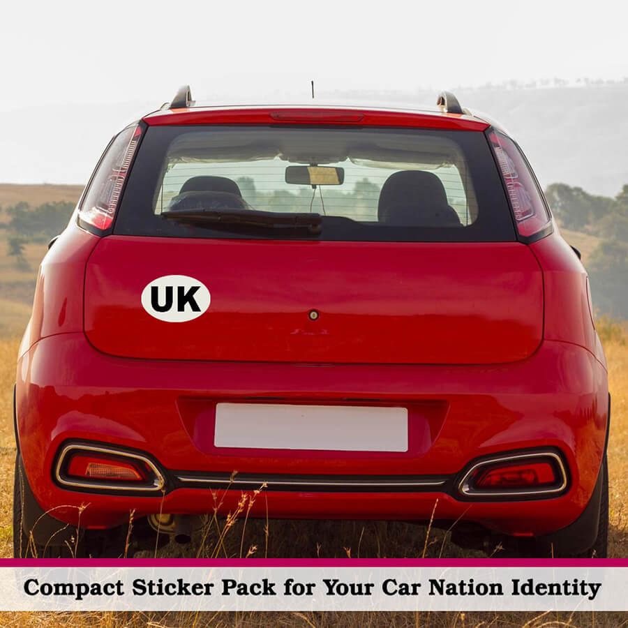 Oval UK Car Sticker