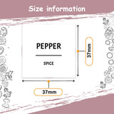 Minimalist Spice Jar Labels