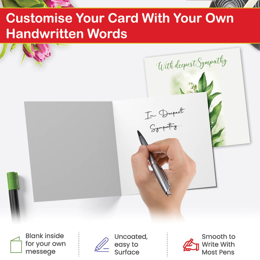 condolence greeting card