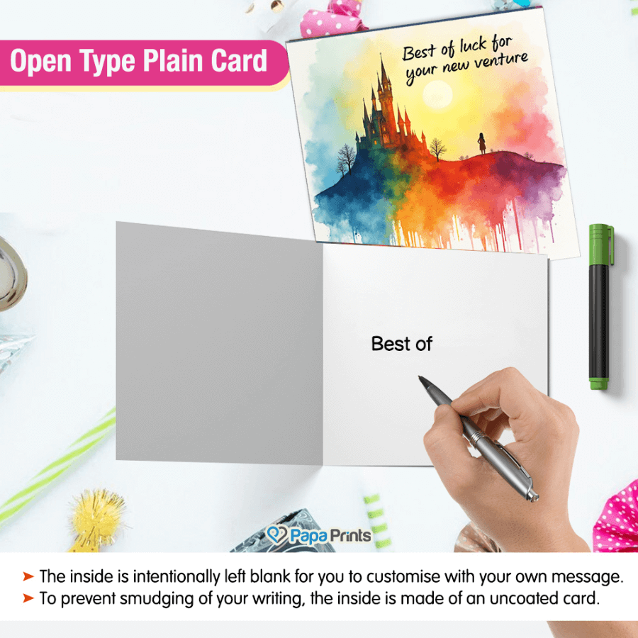 Good Luck Card for New Beginnings