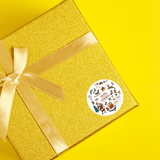 Christmas wrapping labels