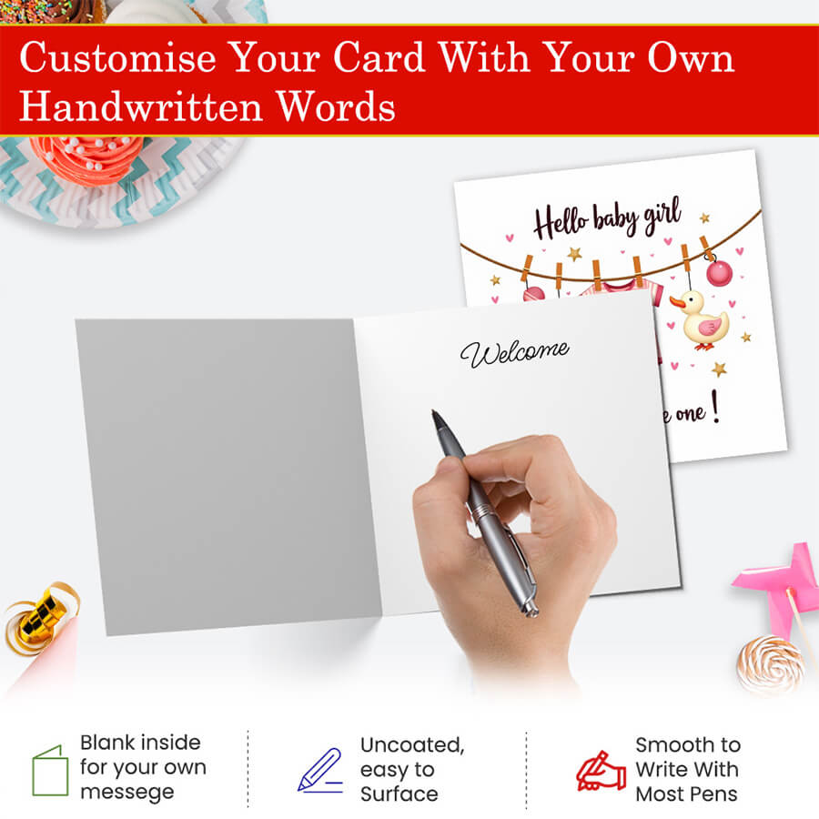FSC baby girl card