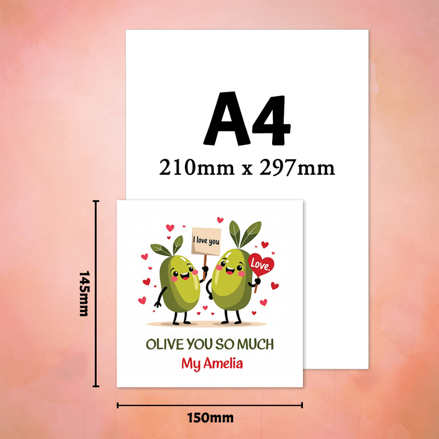 Heartfelt Valentine’s Day Card with Romantic Message